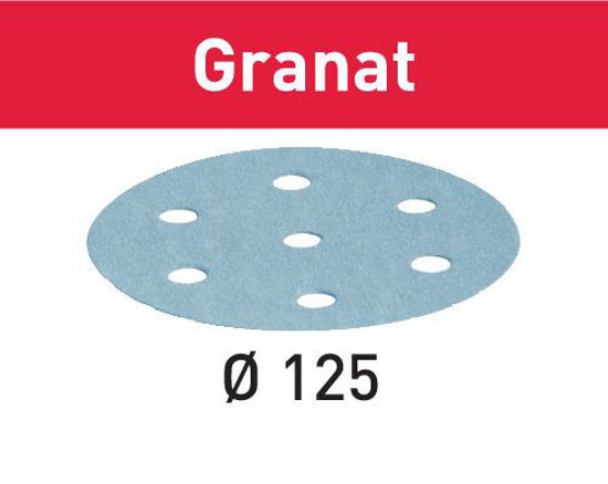 Picture of Abrasive sheet Granat STF D125/8 P40 GR/10